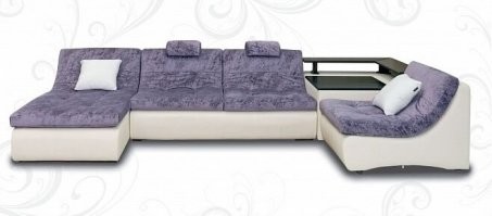 Вот этот получше диван, он с баром