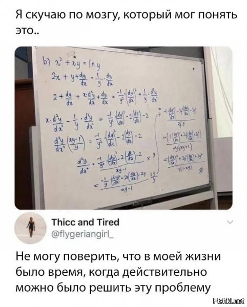 - тут же ошибка во второй строчке!! должно быть 2x+y+x*dy/dx=1/y*dy/dx - x пропущен в третьем компоненте, далее в третьей строчке он снова всплывает, но не везде.