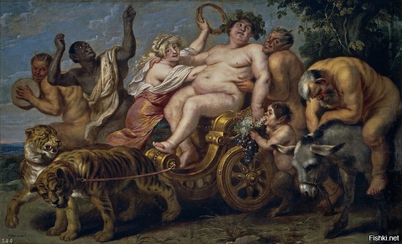 Вакх(Бахус,Дионис) как бы грек.