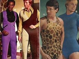 Пффф. А фотографий с западных выставок моды не нашлось для сравнения? Ничуть не менее нелепые одеяния, как и сейчас собственно.