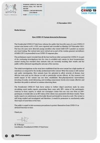 Правительство Ботсваны заявляет, что новый вариант COVID (названный Omicron) был впервые обнаружен у четырех пациентов, которые были ПОЛНОСТЬЮ вакцинированы от COVID. Неожиданно!