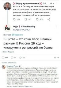 Глава Лиги безопасного интернета выступила против принудительного QR-кодирования населения