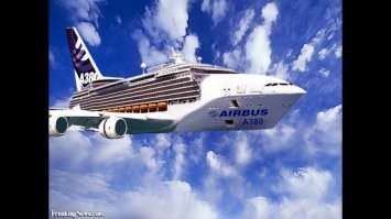 Компания Lufthansa Technik представила самолет с баром, дискотекой и балконом