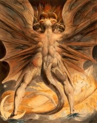 Отличная подборка, спасибо...
Уильям Блейк - один из самых загадочных художников и поэтов 18-19 веков. Многие картины имеют два-три и более толкований. Один "красный дракон" чего стоит.
Профессиональный мистик, романтик, ну и конечно - немного сумасшедший...