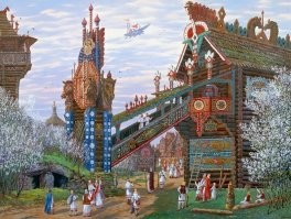 Знакомая парсуна - ей какой-то аффтар тут, на Фишках, иллюстрировал пост о прекрасной жизни древних славян