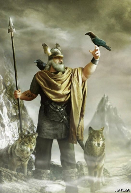 У викингов своё чувство юмора: "Бог один? Значит бог Один." Вот и церковь похожа на пристанище Одина.