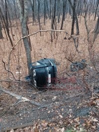 Авария дня. В Самаре машину разорвало пополам