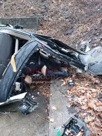 Авария дня. В Самаре машину разорвало пополам