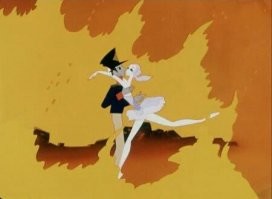 Да, тоже сразу балеринку вспомнил из мультика ((