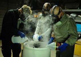 Кислотное озеро Камчатки