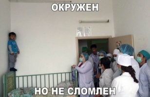 Мужчина, чтобы не прививаться от COVID-19, залез на дерево