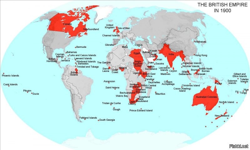 Хреновый у тебя пример с Британией, сразу видно глубину твоих аналитических способностей  
На карте Британская империя до Второй Мировой. А сколько от неё осталось сейчас и как они живут по сравнению с нами думаю, пояснять не надо