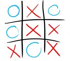 а. в этой игре в чем прикол. там же ничья постоянно получается?))