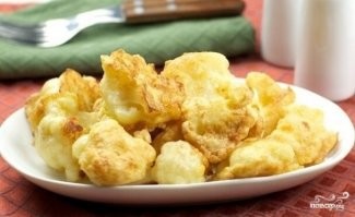 То же не плохо.... цветная капуста в яичном кляре.