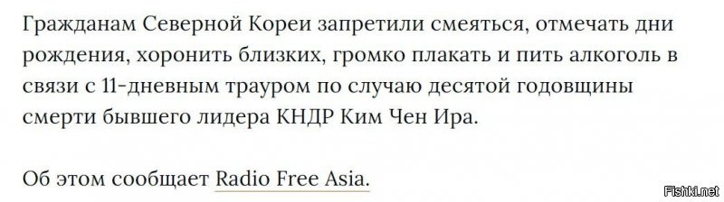 К годовщине смерти вождя северным корейцам запретили смеяться