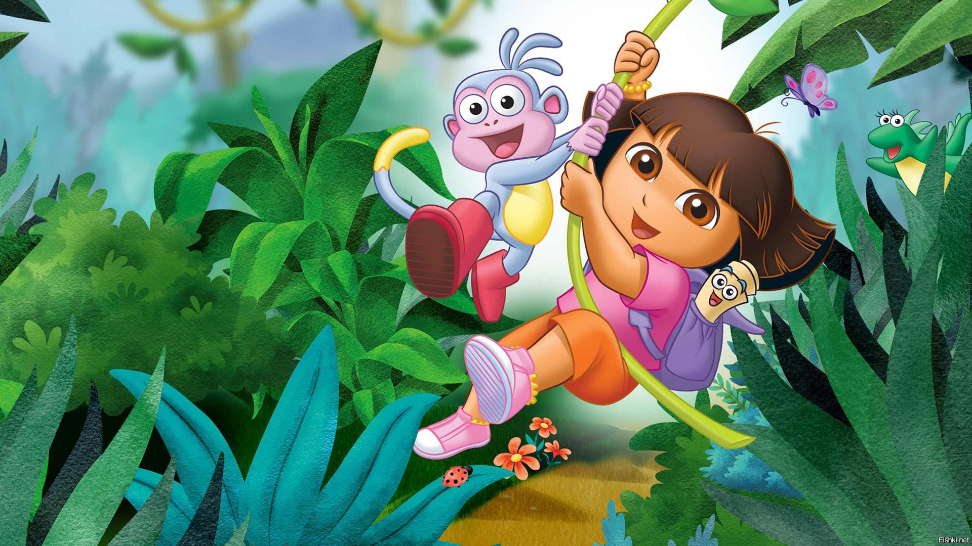 Маша и Медведь сплагиачено с Dora the Explorer. 