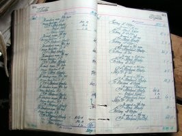 Исправлю недостаток автора. Он ничего не нашел на русском языке.
Вот просто рабочие документы. Где люди не старались писать красиво, а просто по другому они не умели.