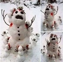 Самые интересные и необычные снеговики. В конце поста Снежный Крым