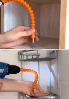 Это не "гибкий шуруповёрт", а "гибкий вал" для шуруповёрта.