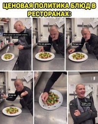 Вот это точно. У меня старший сын шеф-повар в ресторане. Примерно так и объясняет...