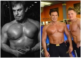 Кстати дядька начал качаться ТОЛЬКО в 40 лет...