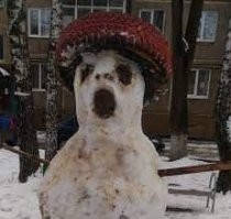 30 самых необычных снеговиков и снежных скульптур