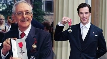 Сэр Василий Ливанов и Сэр Бенедикт Камбербетч
Два Холмса