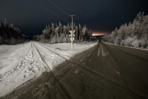 Зимнее железнодорожье