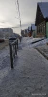 Не поленился, пошел сделал фото... Как и говорил, сугробы и ничего непонятно...