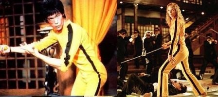 Изабель Олссон в образе Беатрикс Киддо из фильма «Убить Билла»
Беатрикс Киддо из фильма «Убить Билла» в образе Брюса Ли