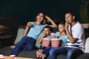 самые необычная, наверное, да. Но, роднее и удобнее "своего" кино нет (я про диван и пр.)