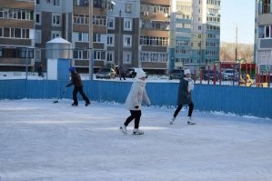 Не нужно представлять, нужно просто пойти и покататься на лыжах.
Не хочешь лыжи, у нас каждом втором дворе залит корт, детвора на одной половине гоняет хоккей, на второй мамы, папы, дети просто на коньках гоняют.
