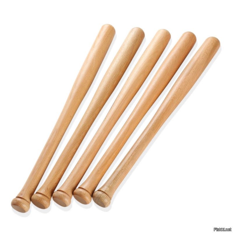 Нее, биты не крашены.. В лаке