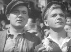 Борис Андреев и Илья Алейников.
Трактористы, Большая жизнь (две части), Истребители, Александр Пархоменко.