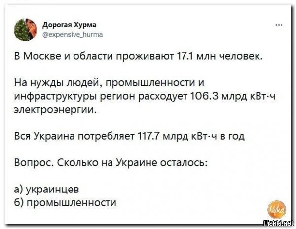 вот именно.. зеля шел с решением провести перепись, а потом ему, как и остальным до него, обьяснили - что лучше ненадо, а то "мертвые души" на выборах пропадут и будет неудобно избираться... но это политика, а вот сама реальность - вот страшна до ужаса...а было 52 миллиона....