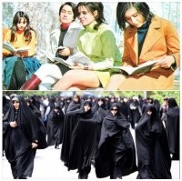 Девушки в Иране до революции 1979. и после.