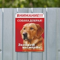 17  случаев, когда за табличкой «Осторожно, злая собака!» скрывался сюрприз