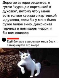 не, мне нравятся больше рецепты - "Возьмите небольшой литр коняька.... "