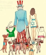 Ой вот только не надо идеализировать Израиль... У него столько спонсоров по всему миру что нет ничего удивительного в таком высоком уровне жизни там...  Мне иногда кажется что Израиль управляет США через конгресс и лоббистов)) Вот очень верная карикатура по поводу влияния стран