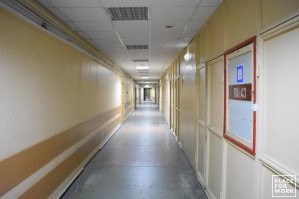 Ну, в МТУСИ хоть конец коридора видно... А вот, Варшавка 125...