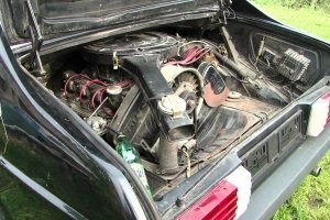 Татры, шкоды, за океаном- шеви корвейр. По-моему знаменитый v8 татры был жидкостного все же охлаждения, насчет шкод с 1.1 тоже сомнваюсь.. по крайней мере характерных цилиндров с ребрами охлаждения не видно.