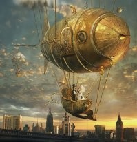 Сейчас дирижабли прямо символ киберпанка