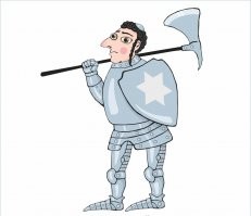 Рыцарь по ходу тот еще поц был...