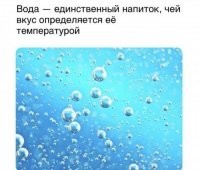 Т.е. горячие соки/чаи/кофе и напитки типа пива и водки имеют такой же вкус как и охлаждённые? А  автор кроме воды что-нибудь пил?