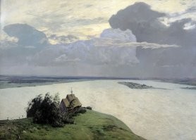 Бескрайние просторы, и уходящая вдаль дорога
