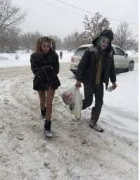 Не косплей. У нас, внатуре, зима снежная задалась...
