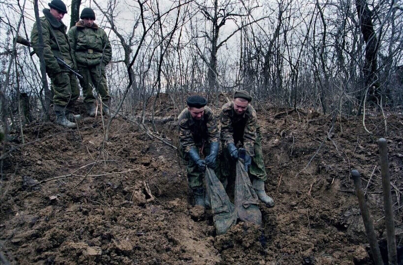 Убитытые солдаты в Чечне
