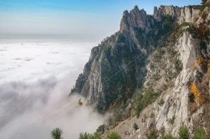 Слишком высоко они были. Аж на Ай-Петри поднялись. Кстати, высота горы Ай-Петри легко запоминается-1234м. (Один, два, три, четыре)
