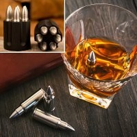 подарили как-то "патроны" для охлаждения.... прикольно смотряться в маленьком бокале, но не практично!