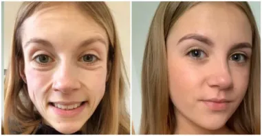 На глаза посмотрите.Как была ипанутой,так и осталась.Слегка успокоилась.На время.